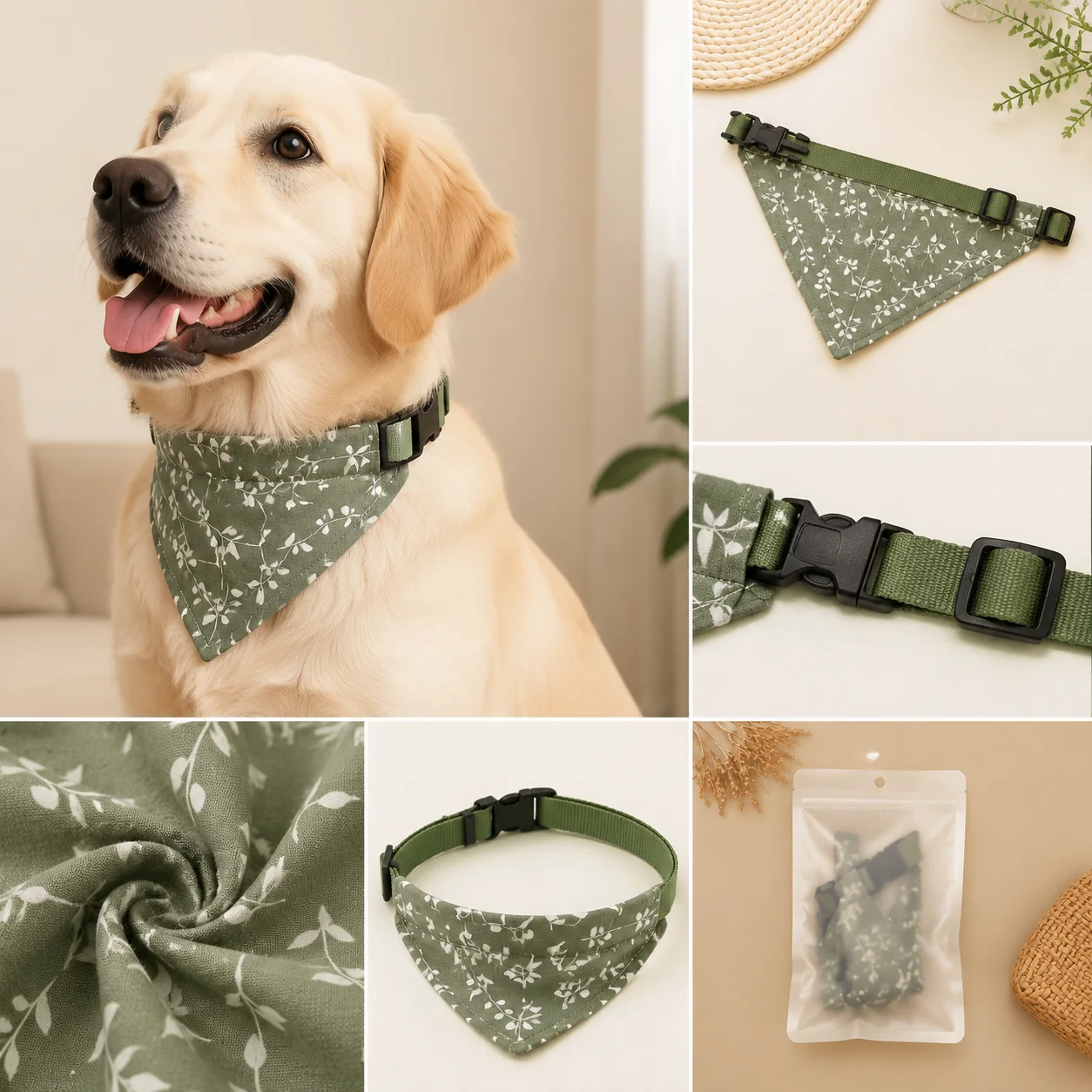 Stonmoor Adjustable Pet Bandana Collar - Image 4